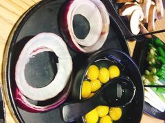 洋葱圈鹌鹑蛋-赞酱川式烤肉(蜀都万达店)
