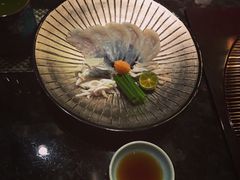 河豚鱼生鱼片-Ginza Onodera铁板烧(外滩十八号店)