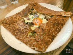 鸡蛋蘑菇熏肉荞麦可丽饼-RAC BAR(安福路店)