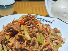 五花肉炒脆笋-回家湘菜馆(浮山后店)