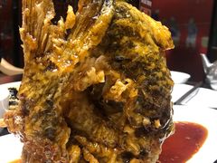 糖醋黄金鲤鱼-老牌坊鲁菜名店(聊城美食岛店)