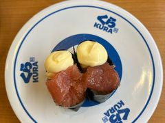 鳕鱼籽蛋黄酱寿司-KURA寿司(金阁寺店)