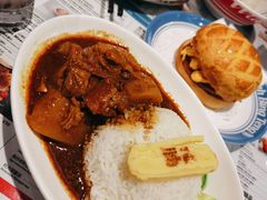 咖喱揸腩饭-敏华冰厅(平安金融中心店)