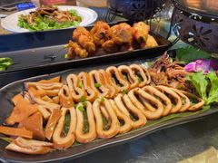 铁板鱿鱼-刘胖子家常菜·蹄花焖藕(富安街店)