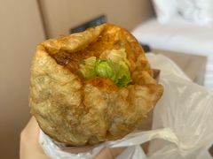 -小红车炸蛋葱油饼
