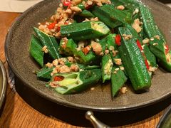 肉碎炒秋葵-CHINCHIN 青青·泰国料理(万象食家店)