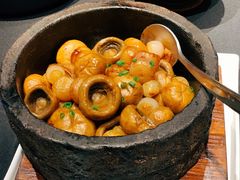 石烧葱烧蘑菇仔-桂语山房(满觉陇店)
