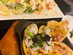 虾仁鸡蛋西兰花沙拉-Let's Taipei 非常烘焙(太古里店)