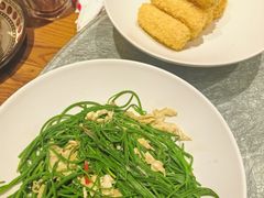 沙葱炒土鸡蛋-纳瓦新疆菜(银都店)