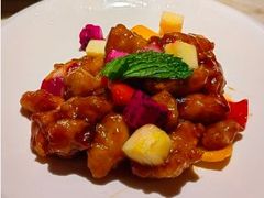 雪花糖醋里脊-绿茶餐厅(乐峰广场店)