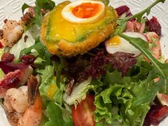 牛油果橙子大虾沙拉-1886德国汽车餐厅(外滩中央店)