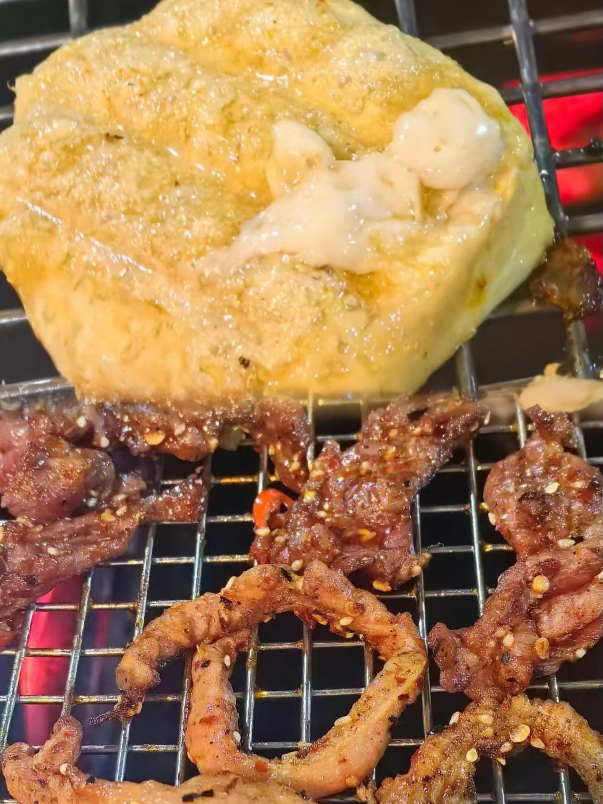包浆豆腐真是云南烧烤里的一绝