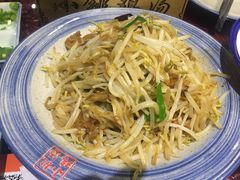 豆芽炒虾干-小铫鸡汤
