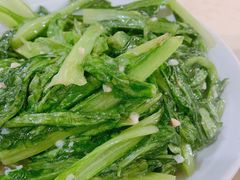 蒜蓉油麦菜-满口香饭店