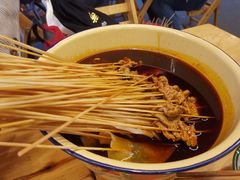 -拈签一笑黄牛肉辣卤串串