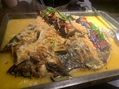 酱香烤鱼-探鱼·鲜青椒爽麻烤鱼(广州花都来又来店)