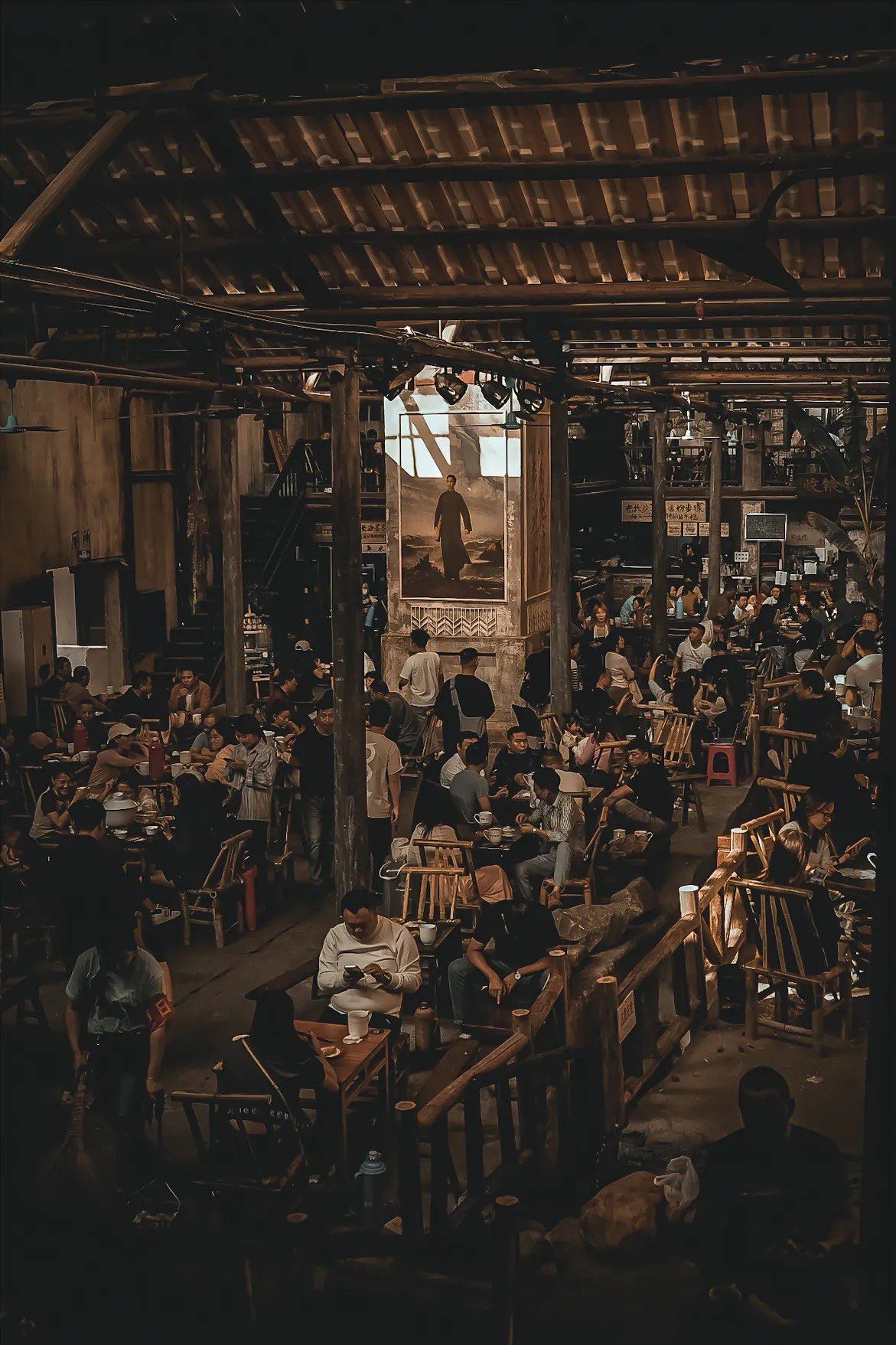 长沙老式茶馆!来!喝口茶