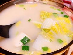 鸡汤小白菜煮豆腐-西贝(上海中心店)