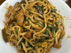 农家红炒长鱼炒面-三百碗宝应长鱼面(板仓街店)