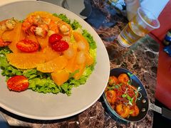 鲜橙老虎虾沙拉-Lets burger非常汉堡·环球风味(蓝色港湾店)