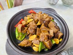 黑椒牛肉粒-天天向上素食餐厅(五台山店)