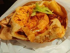 -小红车炸蛋葱油饼