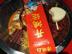 谭血鸭红锅底-谭鸭血老火锅(漳州路店)