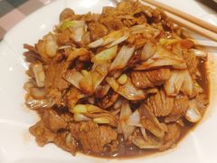 葱爆羊肉-紫光园·烤鸭·北京菜(劲松店)