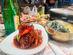 -草家酱蟹炭火烤肉店(珲春南路一店)