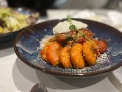 鲜茄茸大虾配马斯卡朋意大利面-BE BRIGHT KITCHEN(正佳广场店)