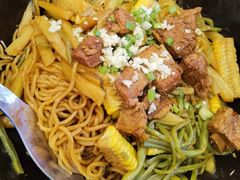 精选肋排焖面-金豆角砂锅焖面(安贞店)