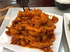 菠萝鸡片盖饭-臻味斋