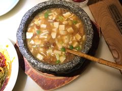 石锅鸡汤豆腐-绿茶餐厅(西单老佛爷店)