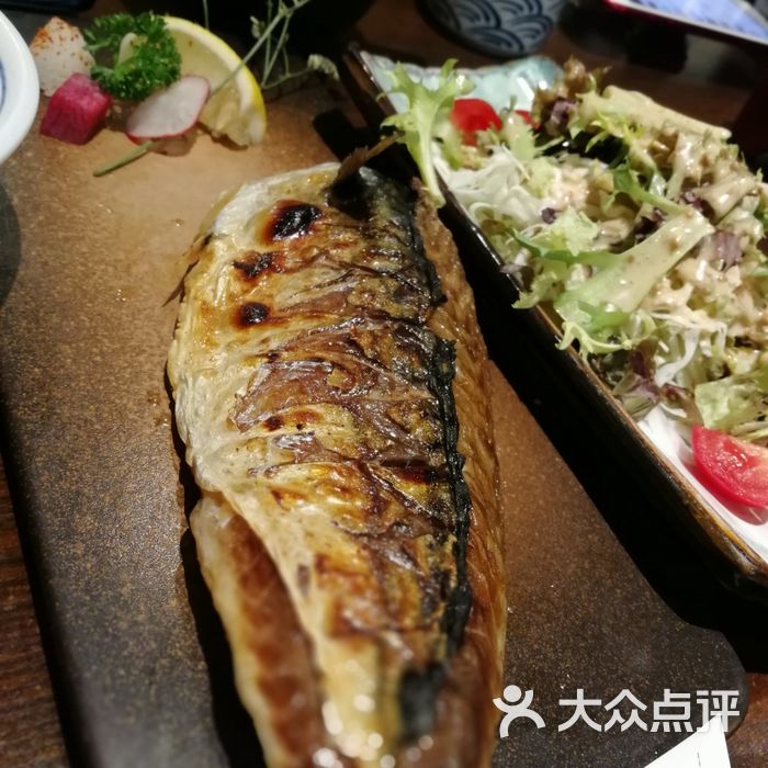 卜二新派日式融合料理盐烧青花鱼套餐图片-北京日本料理-大众点评网