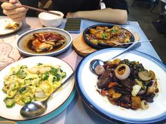 虾仁秋葵炒滑蛋-味妙顺德厨房(绿地缤纷城店)