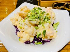 青芥奇妙虾球-小城粥道·海胆鲜虾粥(解放广场店)