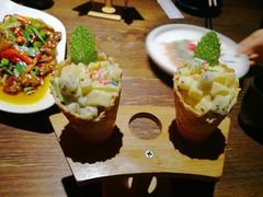 甜筒牛油果沙拉-锦上中式酒馆(南内环店)