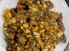 蒜爆羊肉-魁盛居百年鲁菜馆(中林路店)