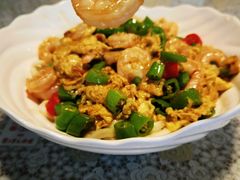 辣爆虾仁鸡蛋拌面-文三里屯面馆(三里屯店)