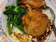香煎巨霸鸡腿饭-開籠雀冰室(同和金铂店)