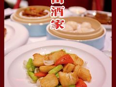 芦笋百合炒鳕鱼粒-东富酒家(龙湖西溪天街店)