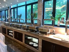 自助取餐区-三台山庄中餐厅
