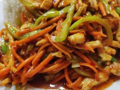 鱼香鸡丝盖饭-臻味斋