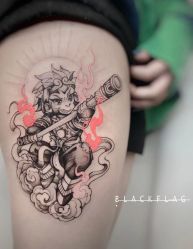 -黑旗纹身