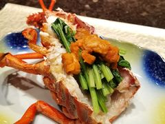 龙虾头配海胆-Ginza Onodera铁板烧(外滩十八号店)