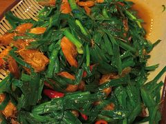 韭菜炒小河虾-烧肉馆(古北水镇景区店)