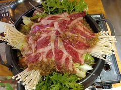 牛肉芝士部队火锅-Thank u mom非油炸健康鸡(万国广场店)