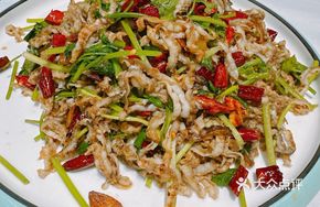 Spicy Stir-fried Scallop Skins