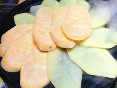 地瓜土豆拼盘-九田家黑牛烤肉料理(新光汇店)