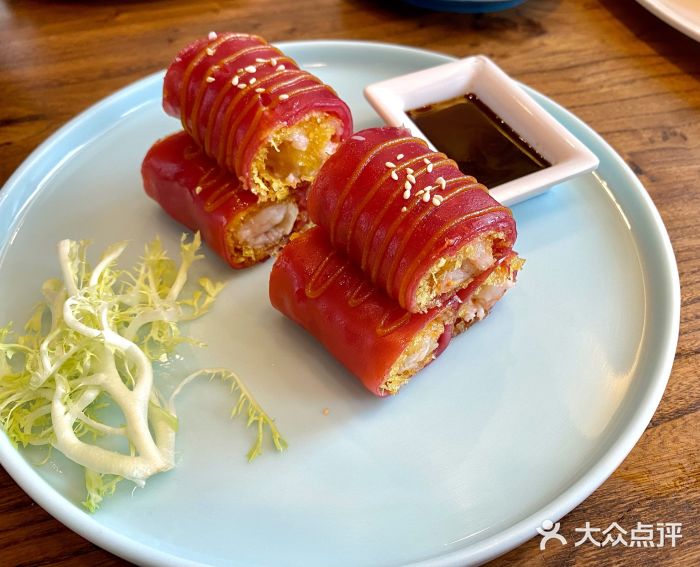 十二悦厨·茶餐厅(比斯特上海购物村店)金沙鲜虾红米肠图片